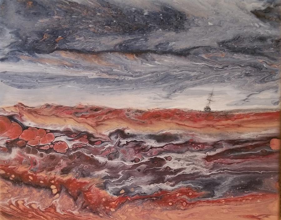 Storm at Sea Painting by Kay Ridge
