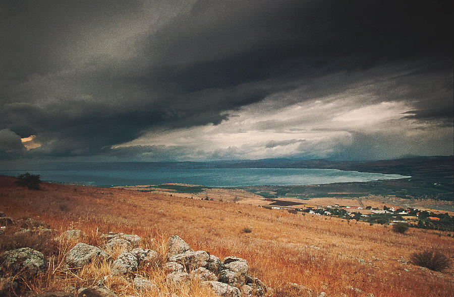 Storm over the Sea of Galilee Painting by Ioannis Konstas