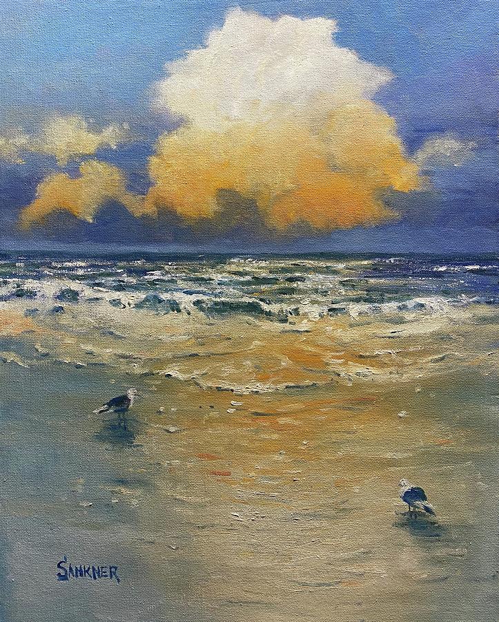 Storm at Sea Painting by Robert Sankner
