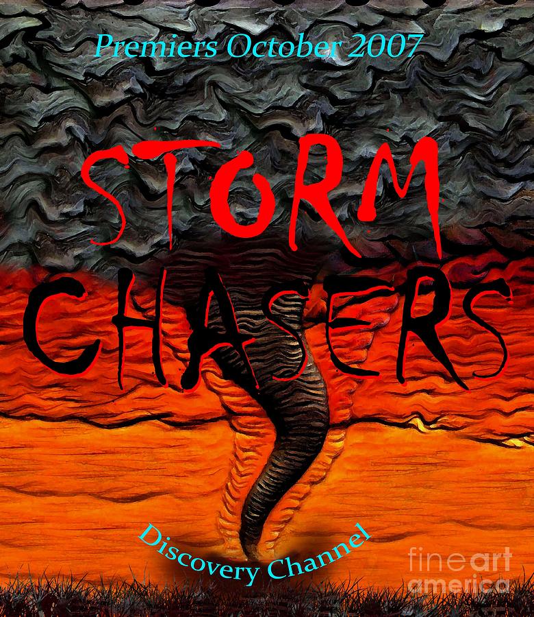 Storm Chasers add B Mixed Media by David Lee Thompson