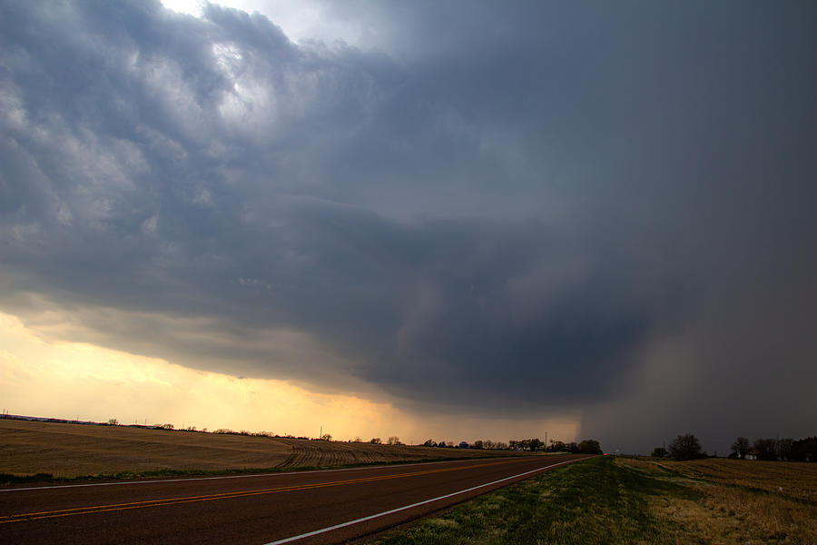 Storm Chasing Supercells in Nebraska 001 Photograph by Dale Kaminski