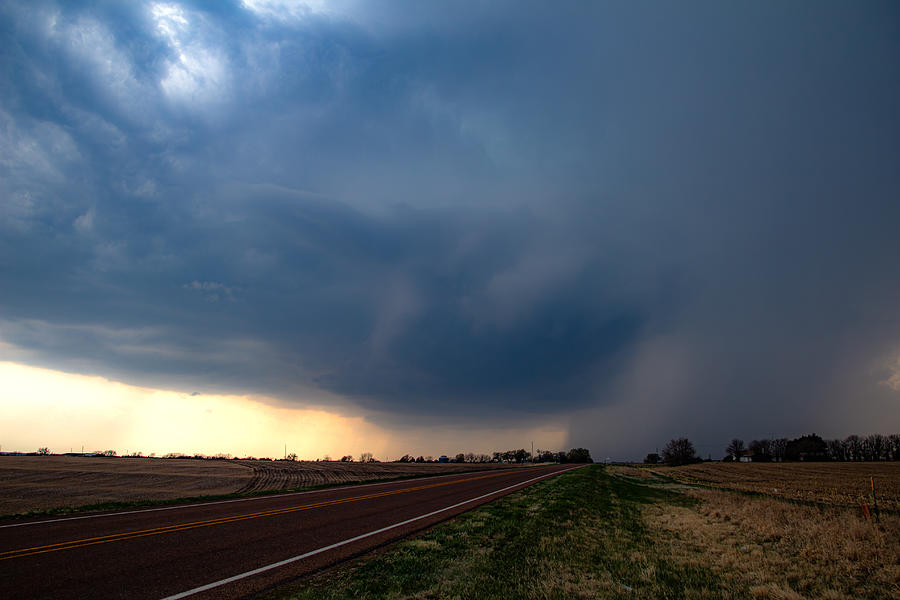 Storm Chasing Supercells in Nebraska 002 Photograph by Dale Kaminski
