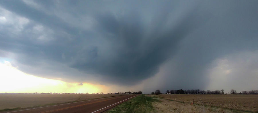 Storm Chasing Supercells in Nebraska 003 Photograph by Dale Kaminski