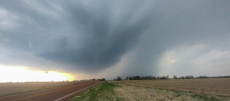 Storm Chasing Supercells in Nebraska 004 Photograph by Dale Kaminski