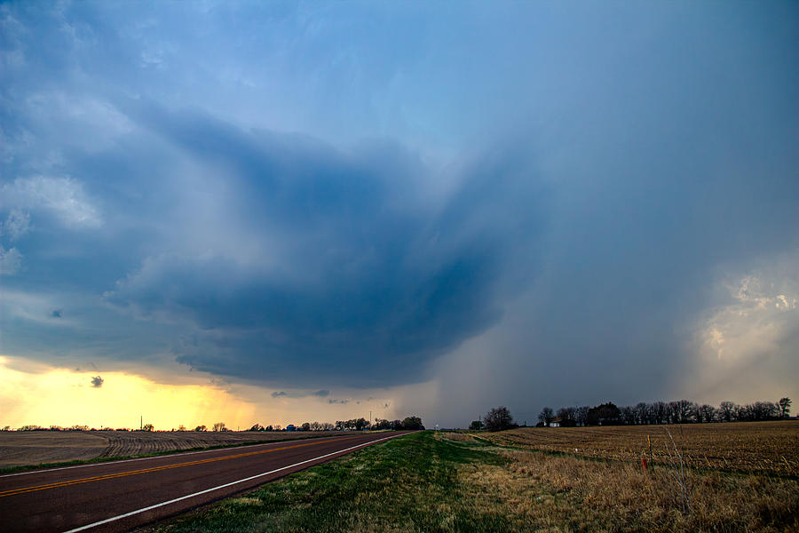 Storm Chasing Supercells in Nebraska 006 Photograph by Dale Kaminski