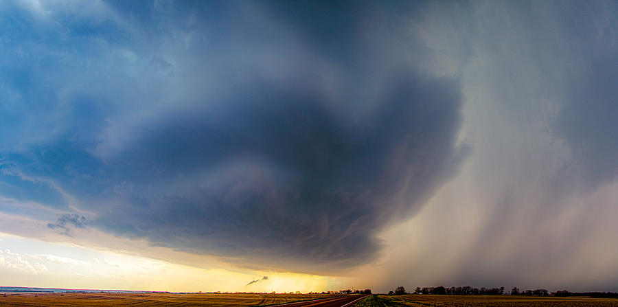 Storm Chasing Supercells in Nebraska 008 Photograph by Dale Kaminski