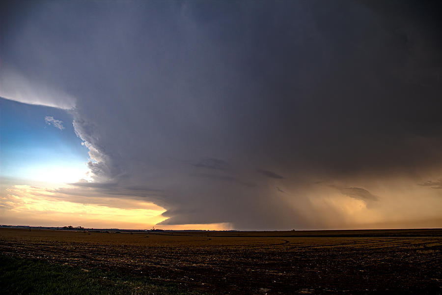 Storm Chasing Supercells in Nebraska 020 Photograph by Dale Kaminski