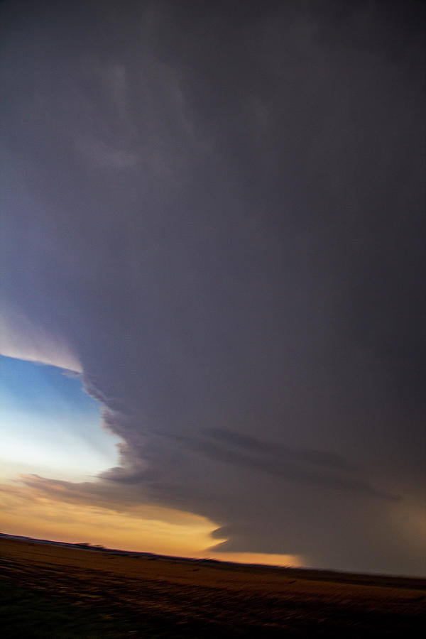 Storm Chasing Supercells in Nebraska 023 Photograph by Dale Kaminski