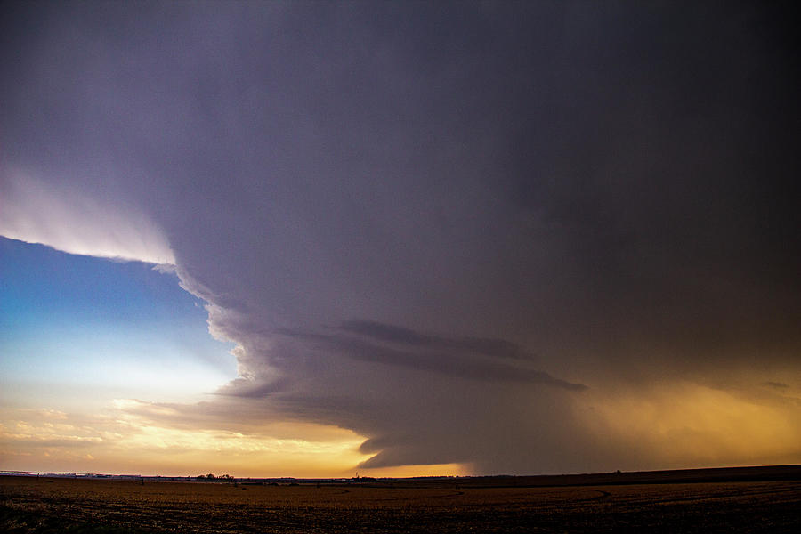 Storm Chasing Supercells in Nebraska 024 Photograph by Dale Kaminski