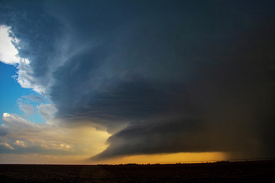 Storm Chasing Supercells in Nebraska 027 Photograph by Dale Kaminski