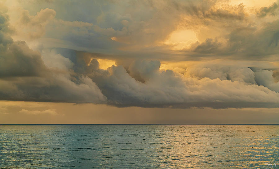 Storm Cloud Sunrise Photograph by Tommy Farnsworth