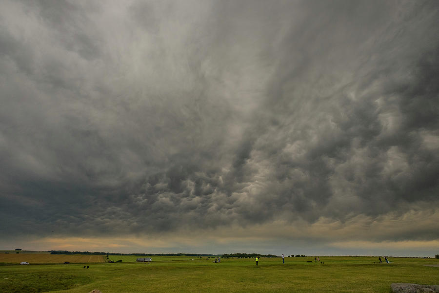 storm clouds above Wiltshire Photograph by David L Moore