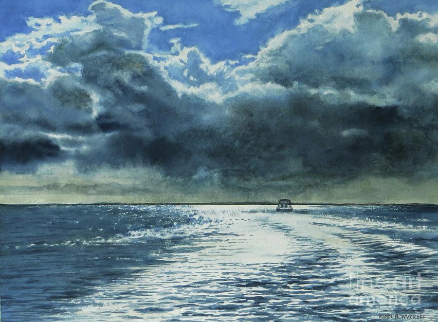 Storm Clouds Ahead Painting by Karol Wyckoff