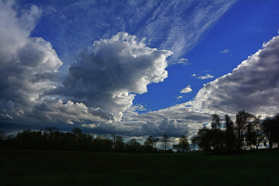 Storm Clouds Bayonet Farm Photograph by Raymond Salani III