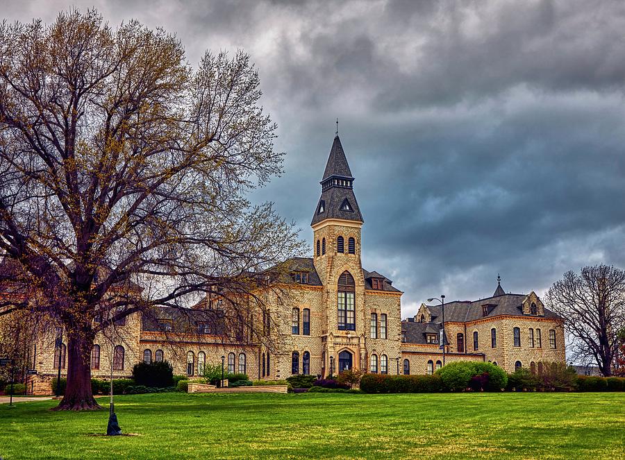 Storm Clouds over Campus - Kansas State University Photograph by ...