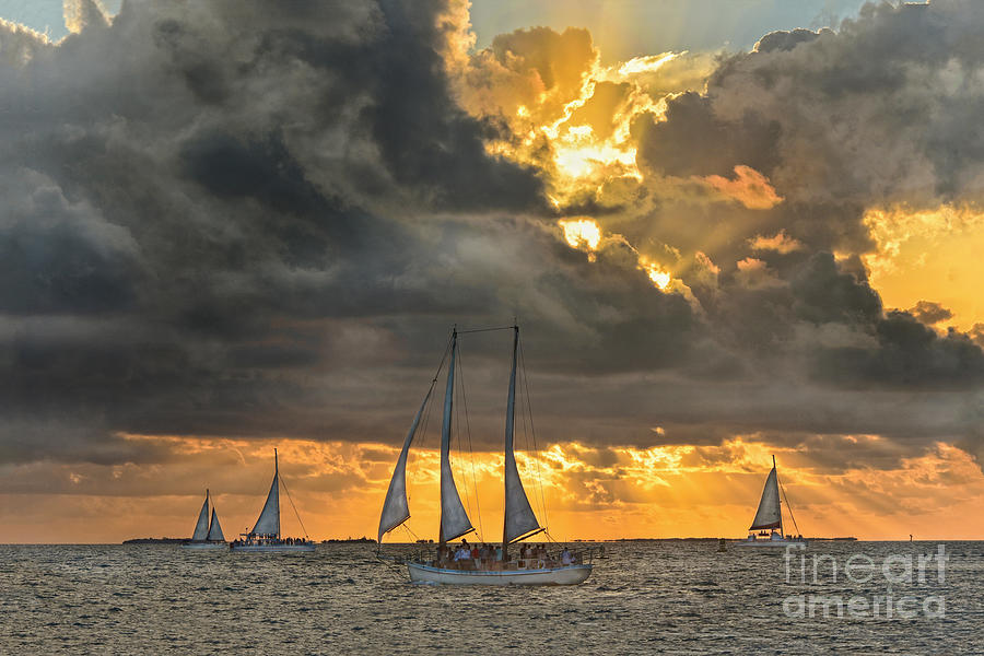 Storm Clouds Over Key West Photograph by Catherine Sherman