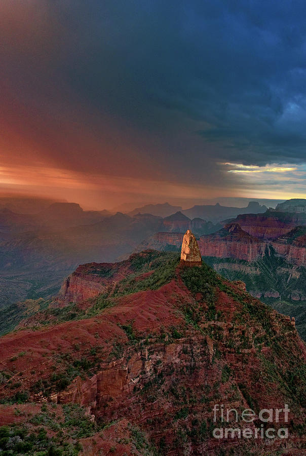 Storm Clouds Over North Rim Grand Canyon Arizona Photograph by Dave Welling