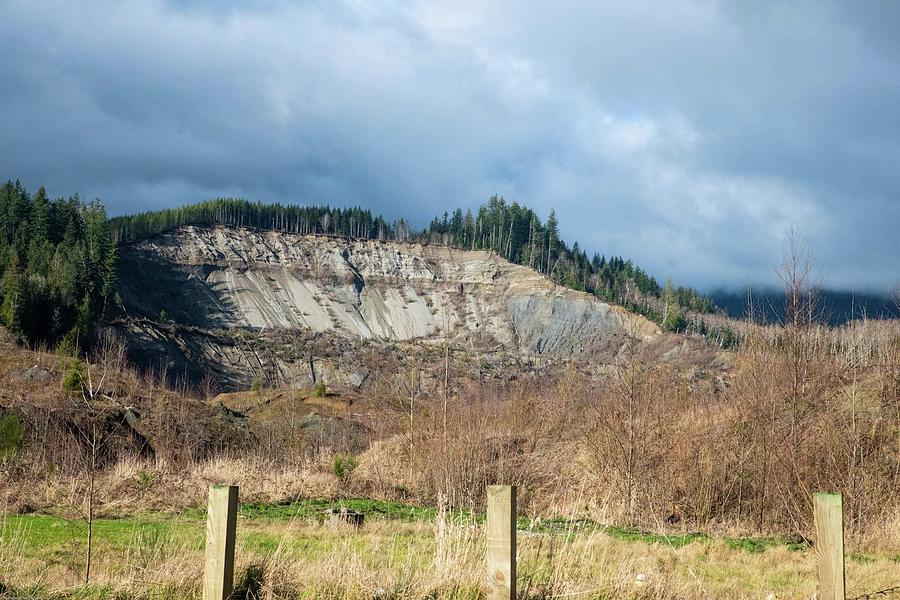 Storm Clouds over Oso Slide Photograph by Tom Cochran