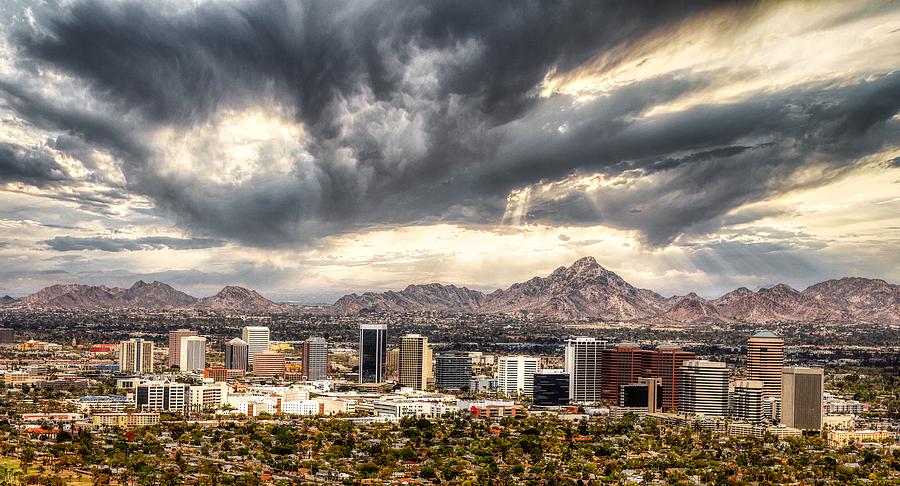 Storm Clouds Over Phoenix Photograph by Mountain Dreams