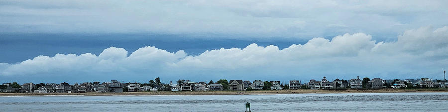 Storm clouds over Plum island  Photograph by Bruce Carpenter