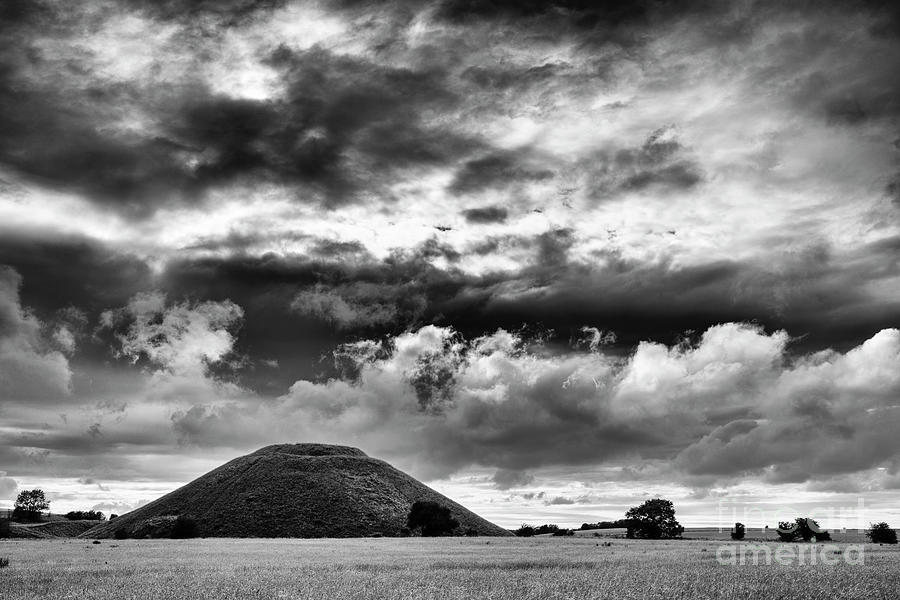 Storm Clouds over Silbury  Photograph by Tim Gainey