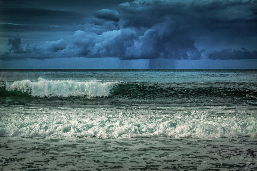 Storm Clouds over the Ocean Photograph by Rick Strobaugh