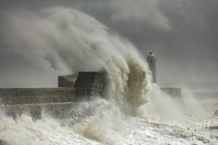 Storm Francis Porthcawl #8 Photograph by Stephen Cheatley