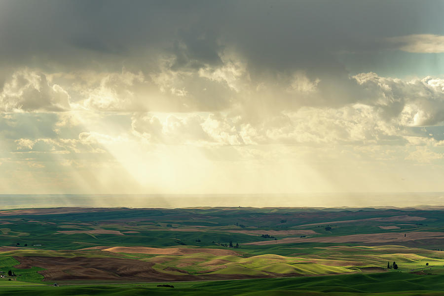 Storm in action at Palouse Digital Art by Michael Lee