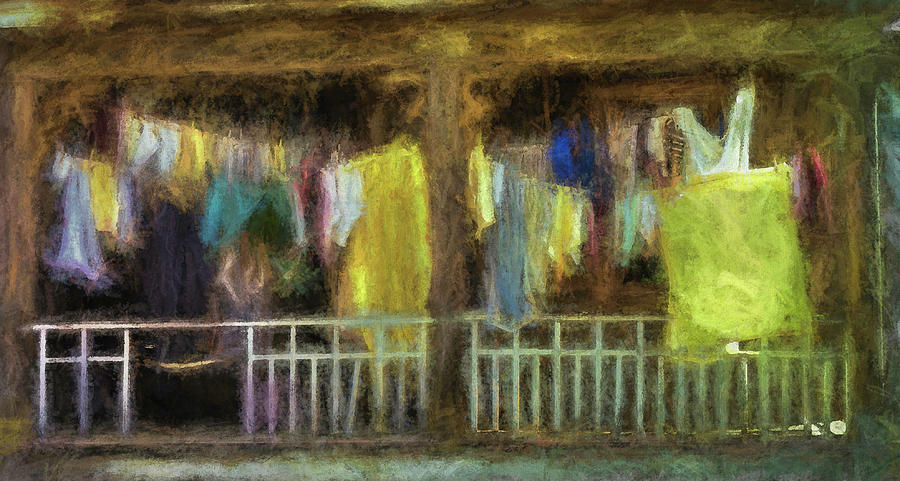 Storm in an Ossipee Clothesline Photograph by Wayne King