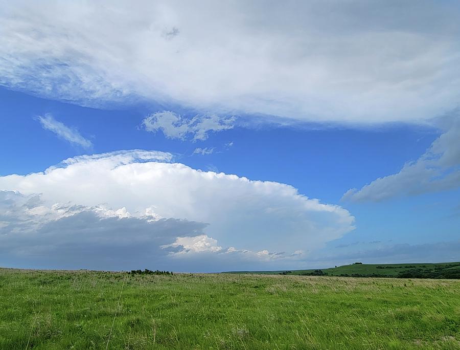 Storm Near Alma, Kansas  Photograph by Ally White