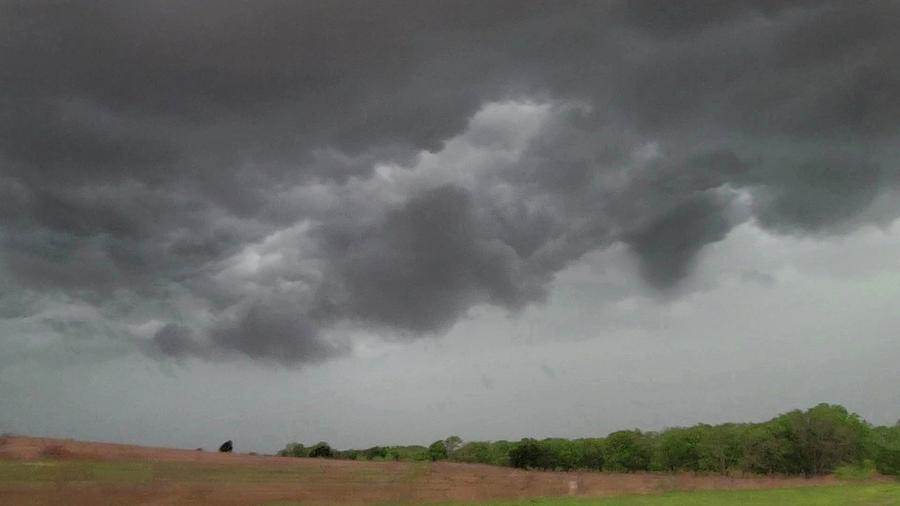 Storm Near Coolidge, Texas  Photograph by Ally White