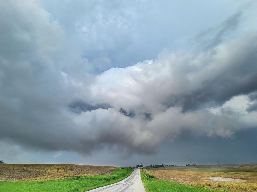Storm Near Elberfeld, Indiana  Photograph by Ally White