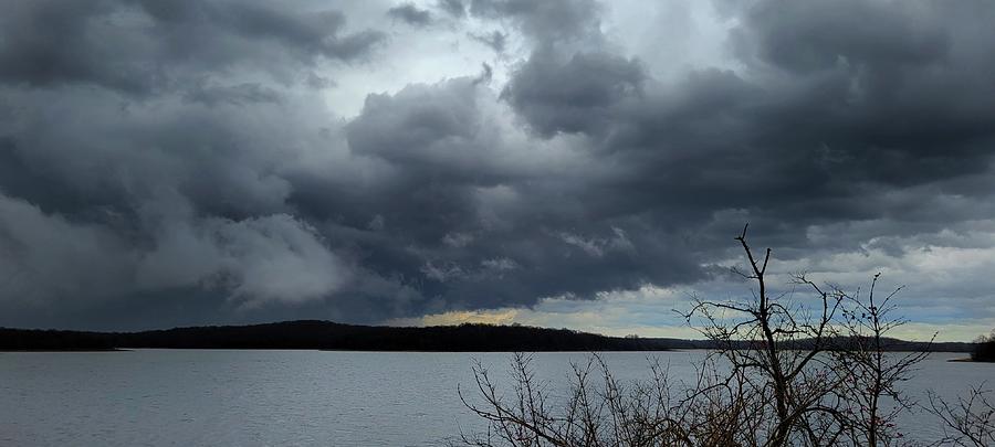 Storm Near Percy Priest Lake 1/1/22 Photograph by Ally White