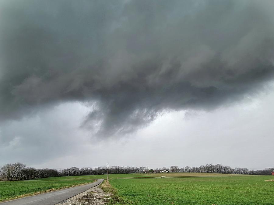 Storm Near Pleasant View, Tennessee  Photograph by Ally White