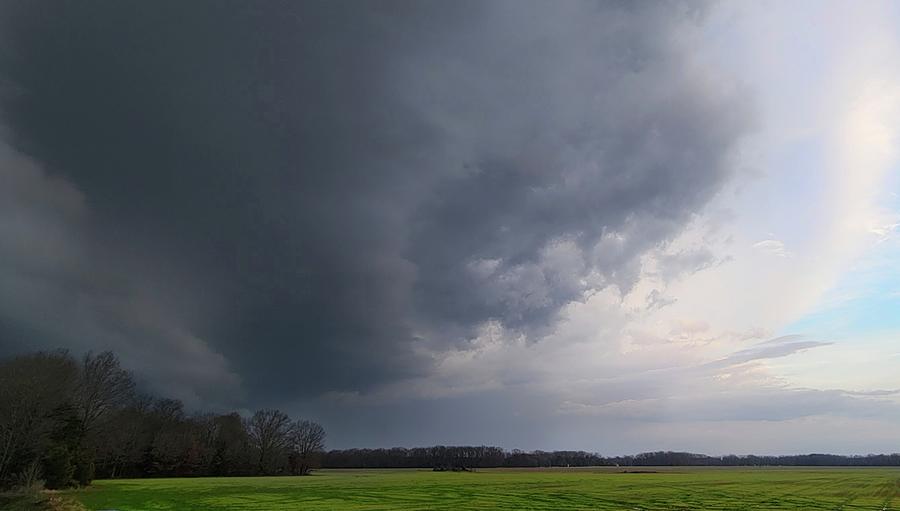Storm Near Shannon, Mississippi on 13/29/21 Photograph by Ally White