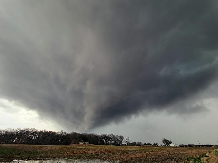 Storm Near Springfield, Tennessee  Photograph by Ally White