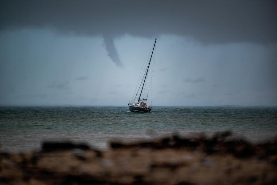 Storm on Lake Erie Photograph by Martina Abreu