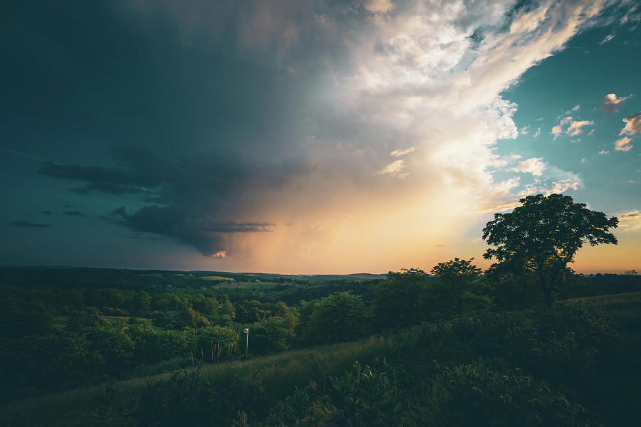 Storm on the Blue Horizon Photograph by Jason Fink
