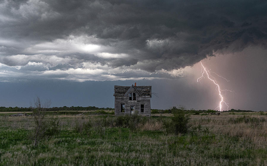 Storm on the Prairie  Photograph by Marcus Hustedde