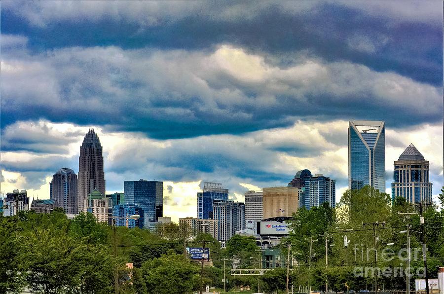 Storm  Over Charlotte Photograph by Addison Likins