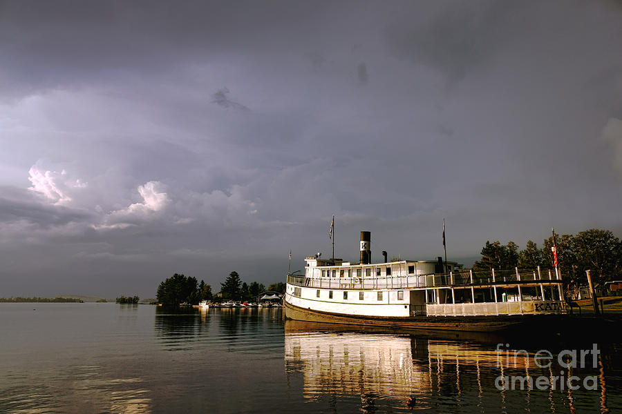 Storm over Moosehead Lake Photograph by Olivier Le Queinec