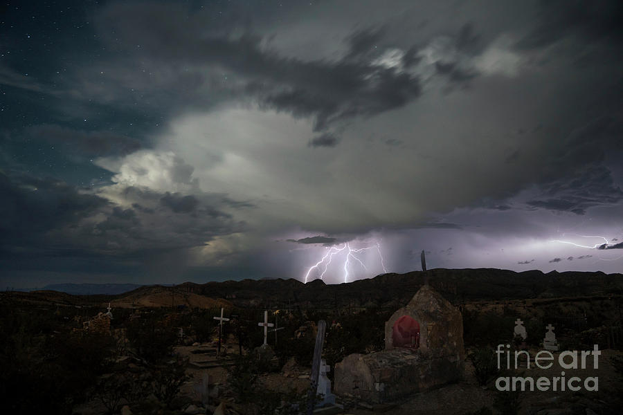 Storm over Terlingua, Big Bend Natonal Park, Texas Photograph by Keith Kapple