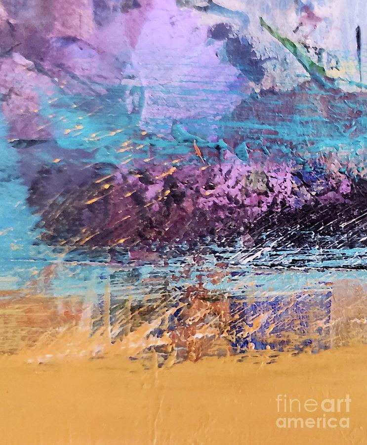 Storm Over The Beach Mixed Media