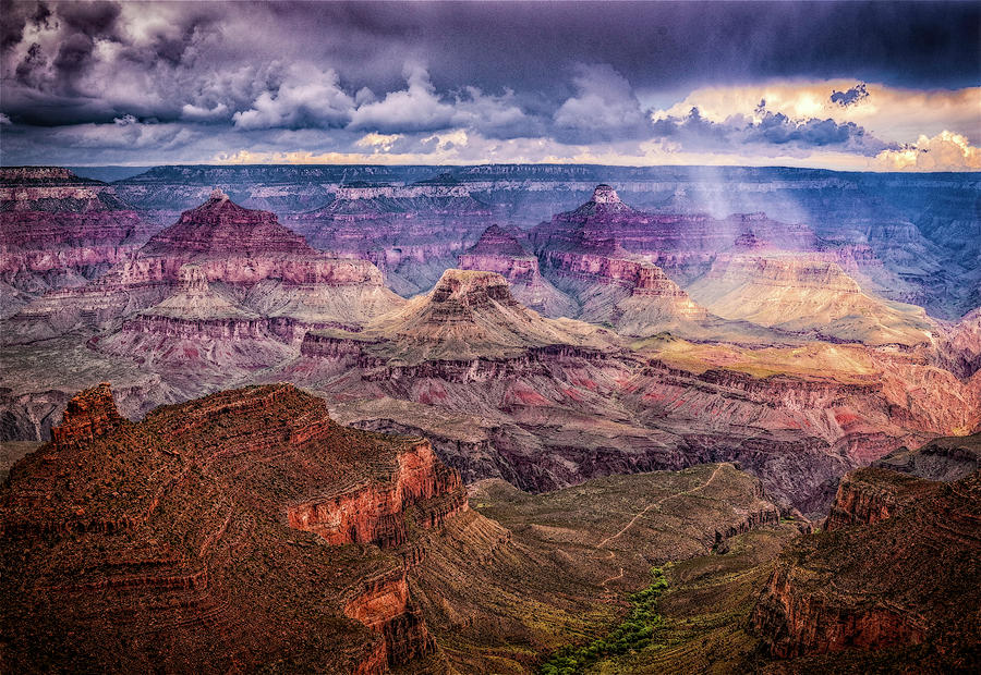 Storm Over the Grand Canyon Photograph by Norman Reid