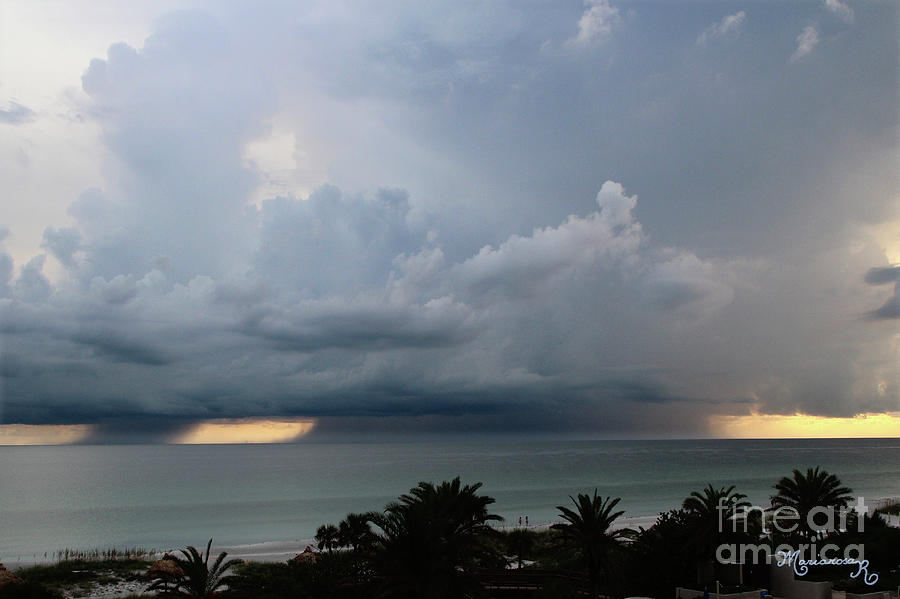 Storm Ready to Come Ashore Photograph by Mariarosa Rockefeller