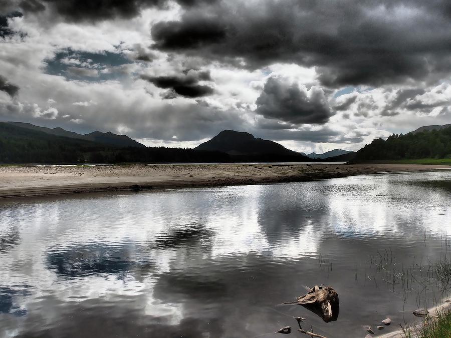 Storm Rising Loch Laggan Highland Scotland  Photograph by OBT Imaging