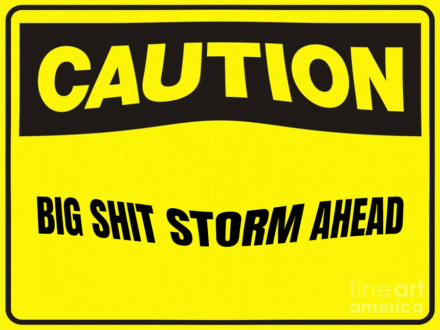 Sign Photograph - Storm Signs by John Malone