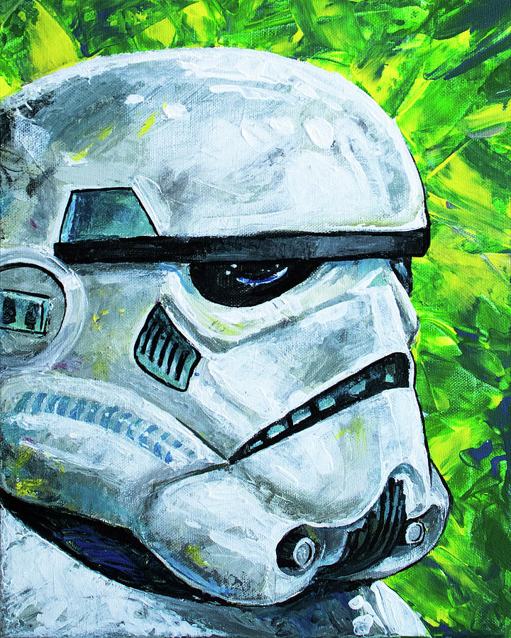 Storm Trooper Painting by Aaron Spong