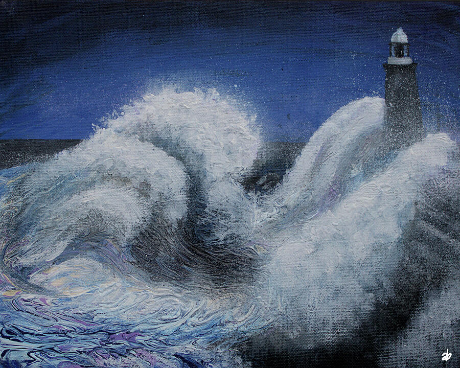 Storm Warning Painting by Angela Brunson Storm Warning Painting by Angela Brunson