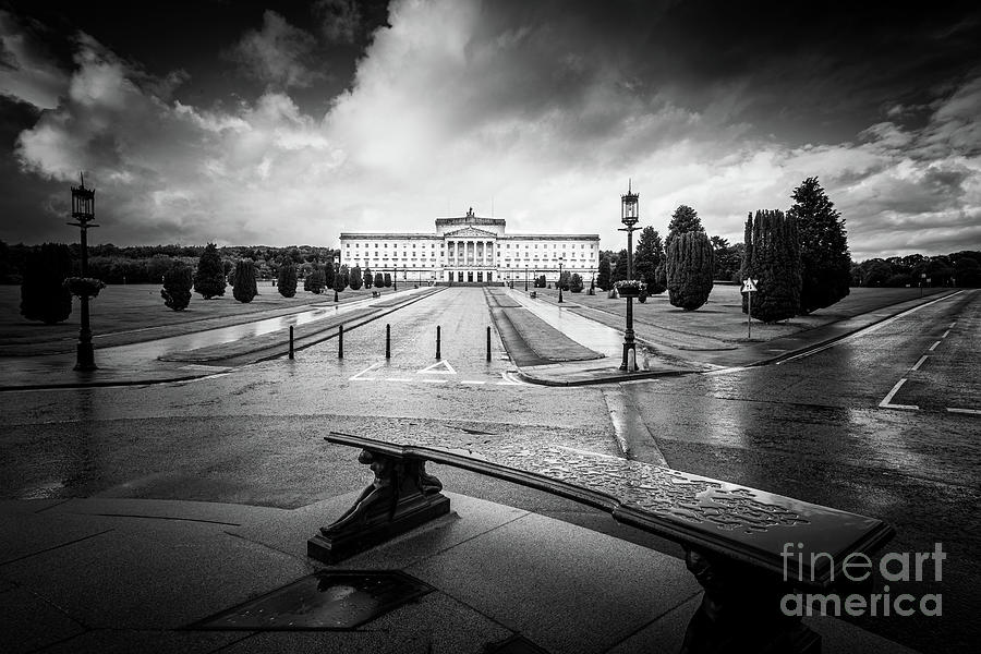 Stormont, Belfast, in the rain Photograph by Jim Orr